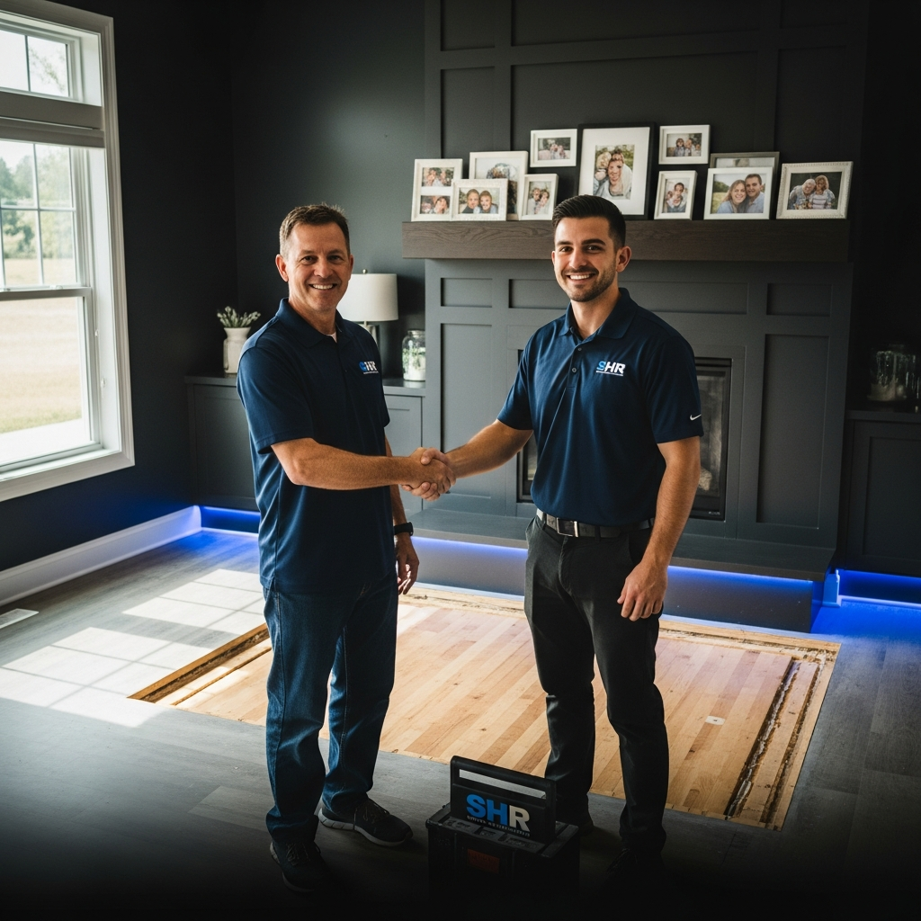 Smart Home Repair completes a subfloor repair in Athens, GA