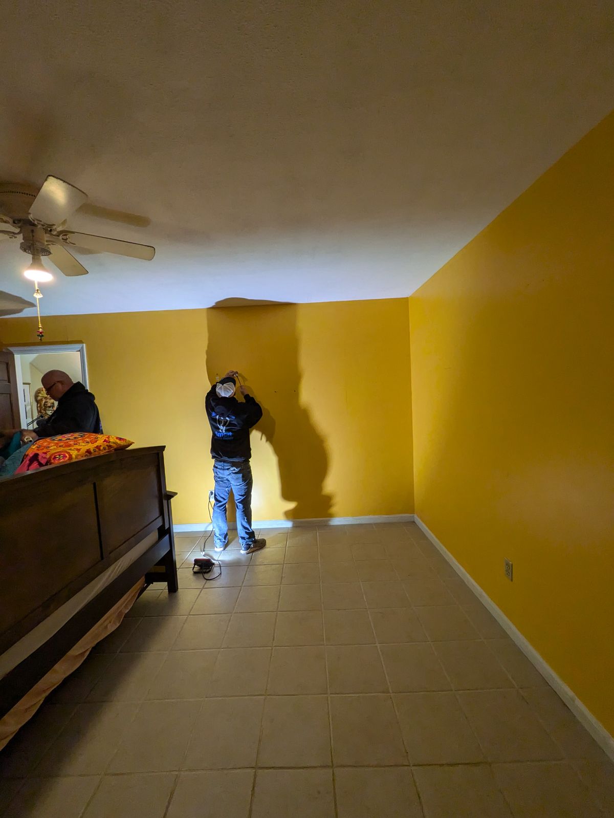 Custom Library Shelving Under Construction